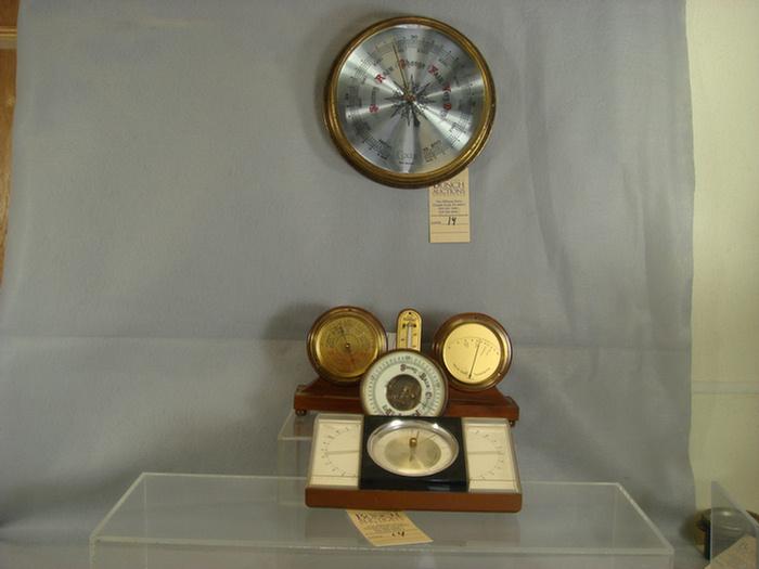 2 aneroid barometers 2 barometer thermometer hygrometer 3bff1