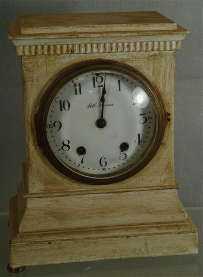 Seth Thomas wood mantle clock  3c084