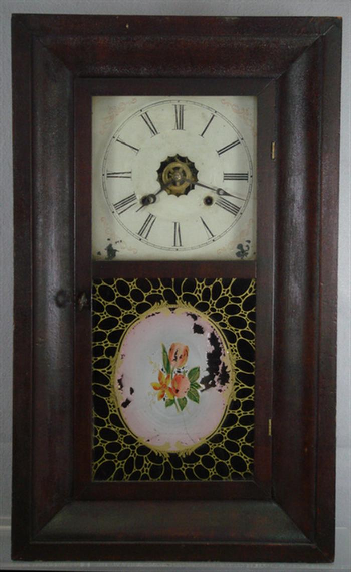 OG mahogany shelf clock partial 3c088