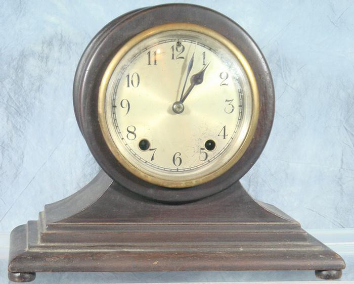 Seth Thomas mahogany tambour clock,