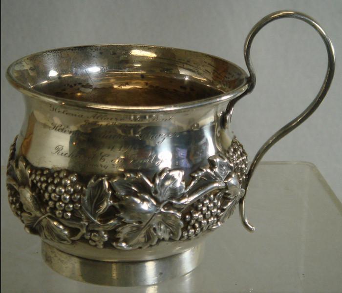 Silver baptismal cup Samuel Kirk  3bd3d