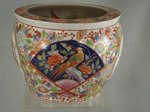 Imari planter 8 h 10 1 2 wide 3be65