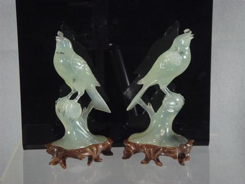 Pr carved light green jade song