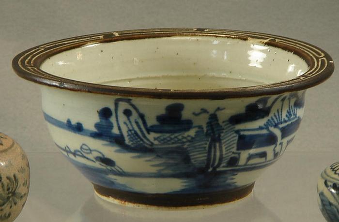 Chinese porcelain bowl with blue