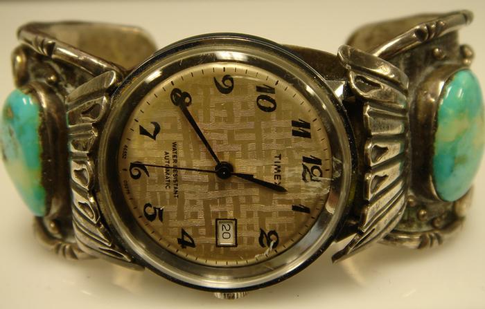 Silver Watch Band Watch Man s 3c35a