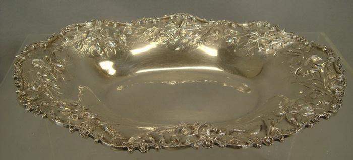 S Kirk & Son sterling silver oval bowl