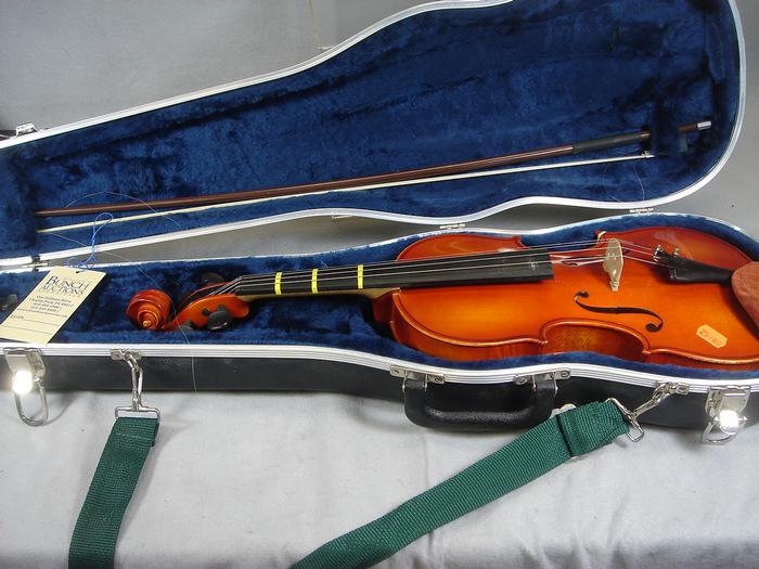 Violin by K Muller, dated 1987,
