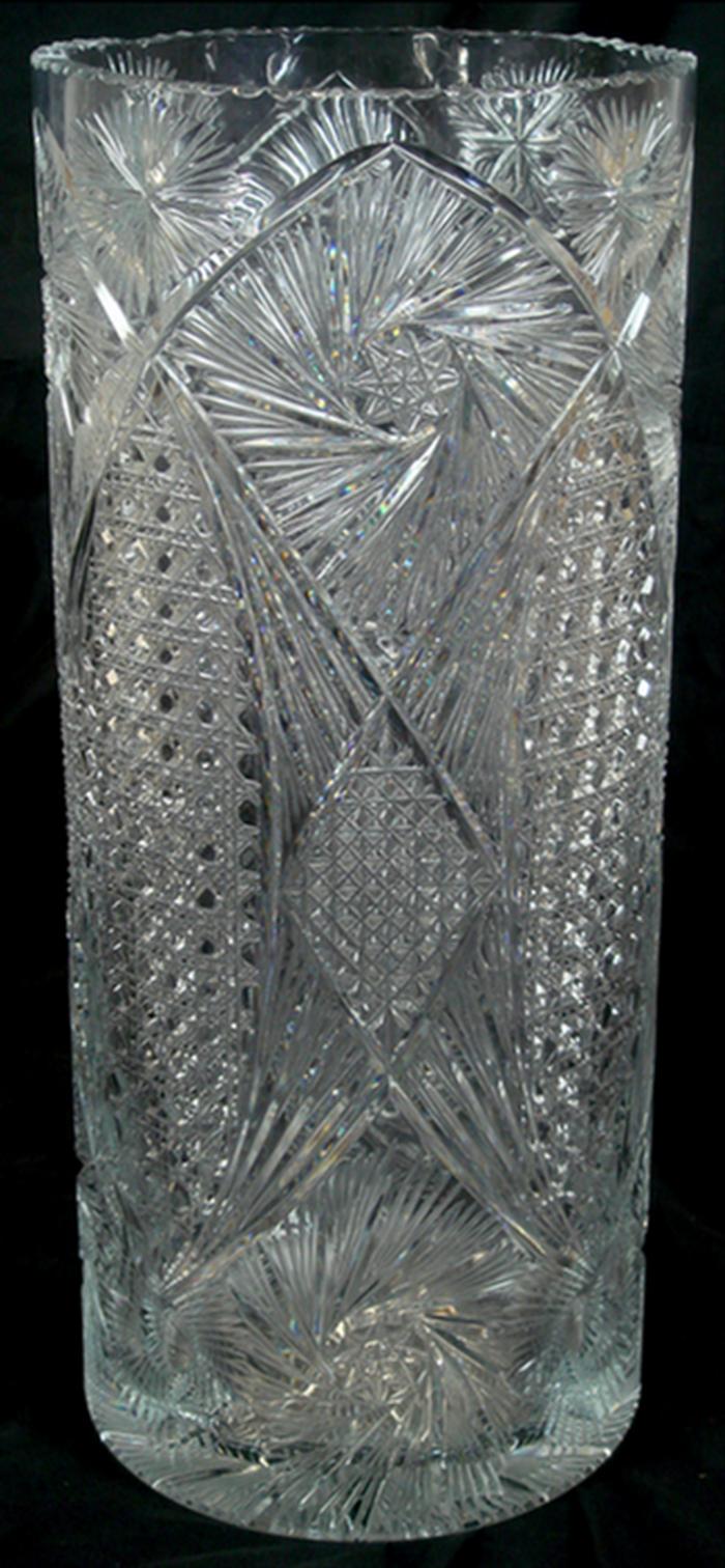 Cut crystal umbrella stand late 3c3d2