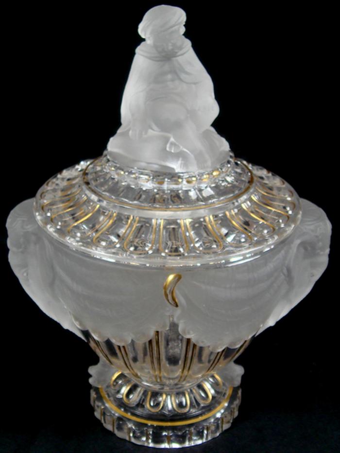 Early crystal cover sugar bowl 3c3e2