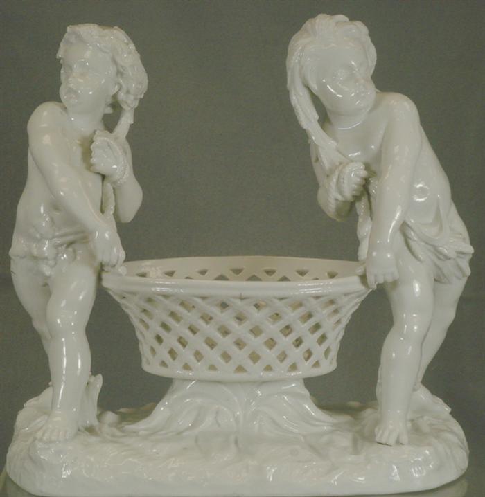 Meissen blanc de chine double figurine 3c40c