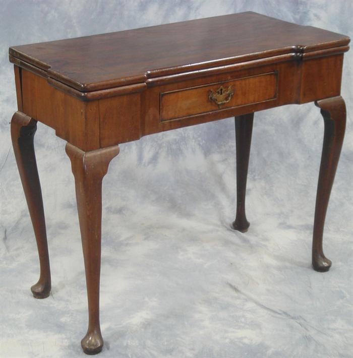 Mahogany Queen Anne card table  3c441