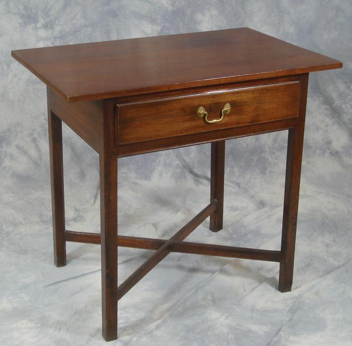 Walnut Chippendale side table with