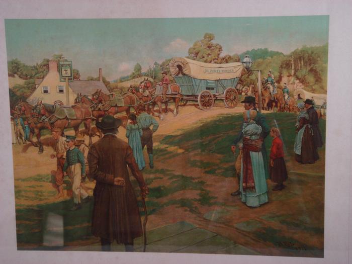 Howard Pyle color lithographic 3c4ba