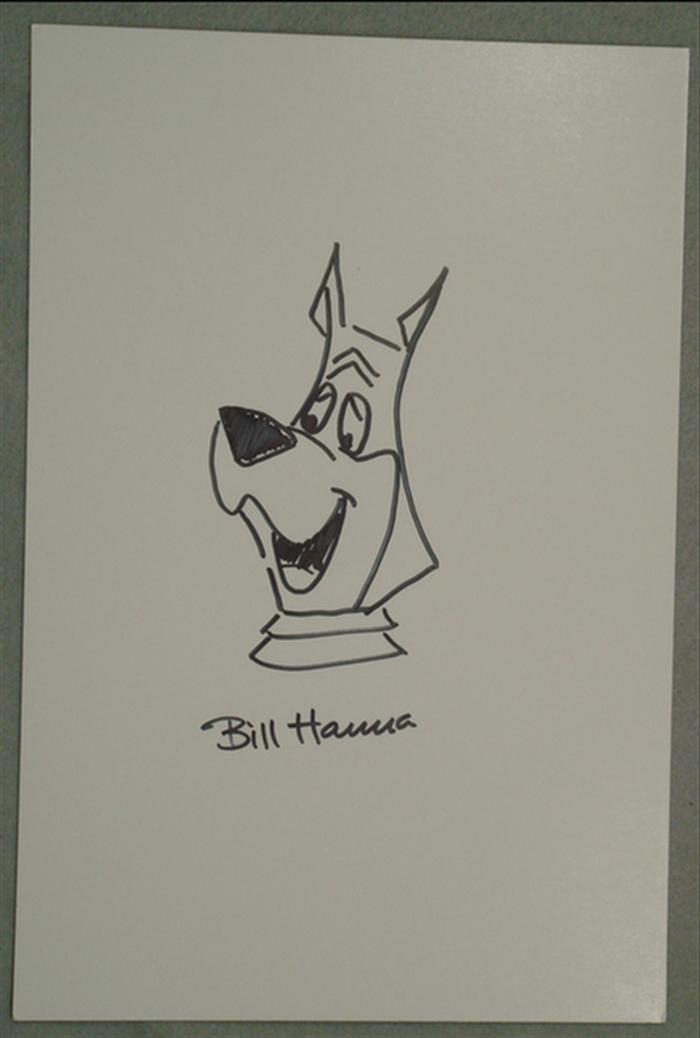 Bill Hanna marker on card stock  3c4c1