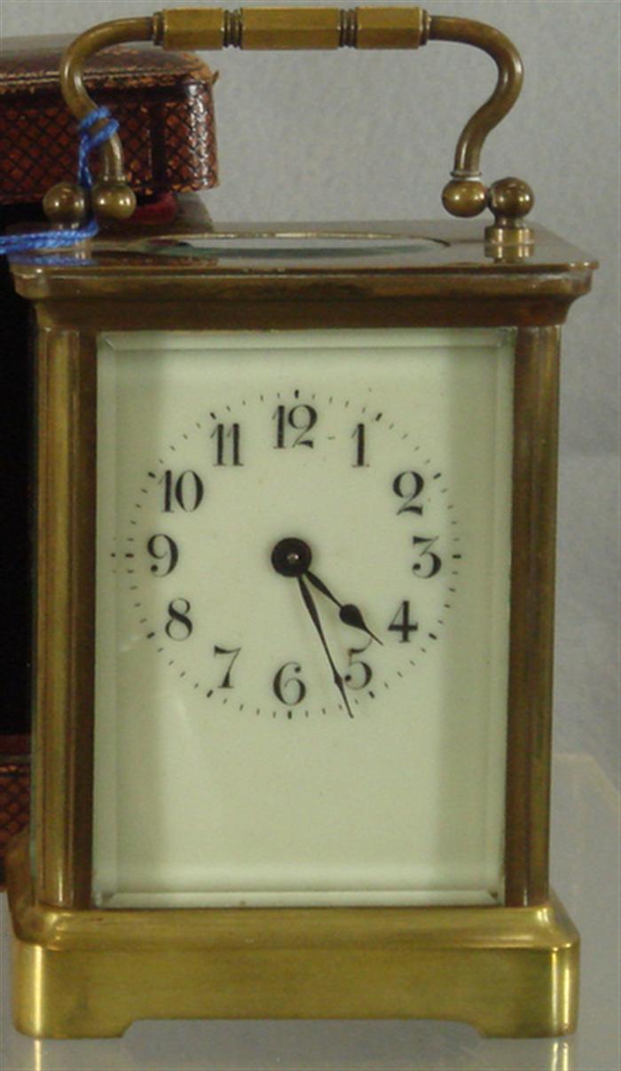 French carriage clock, running,