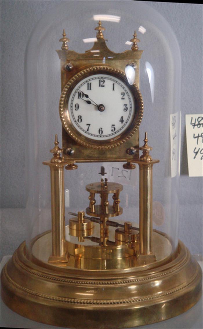 Germany anniversary clock, disc pendulum,