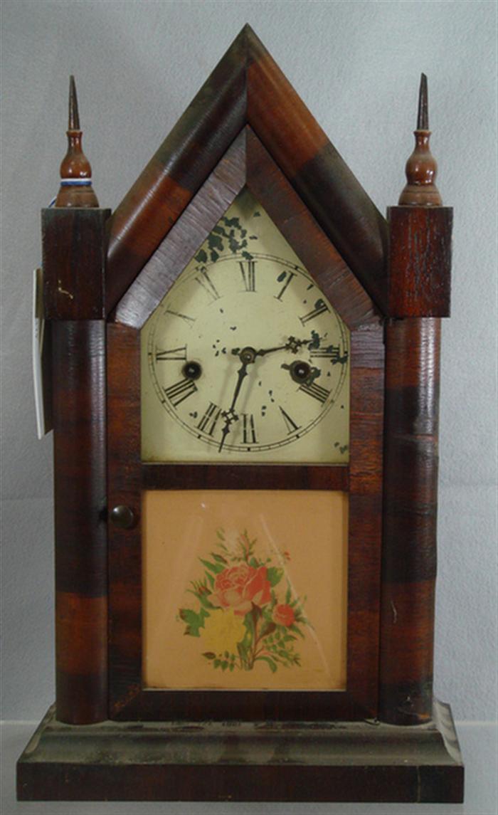 Waterbury Sharp Gothic steeple clock,