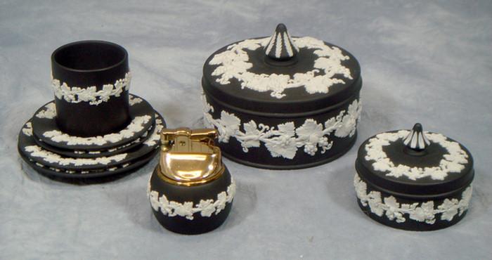 12 pcs black jasper Wedgwood porcelain  3c71f