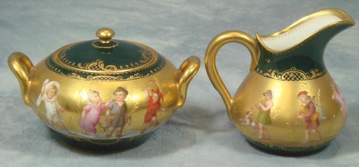 Vienna porcelain gilt cobalt 3c743