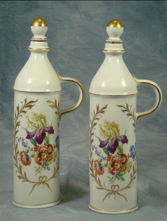 Pr Orlik porcelain floral decorated 3c751