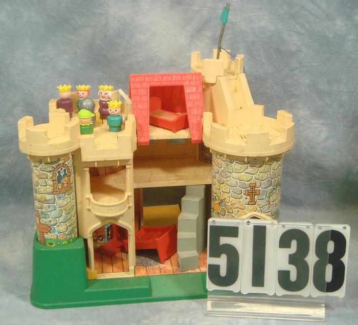 Fisher Price Castle with rare pink