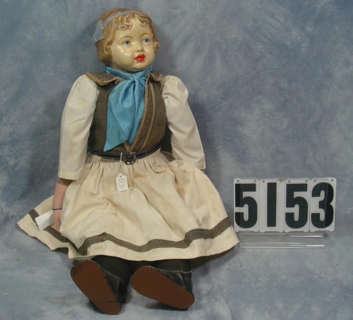 Composition and cloth doll 32 3c883