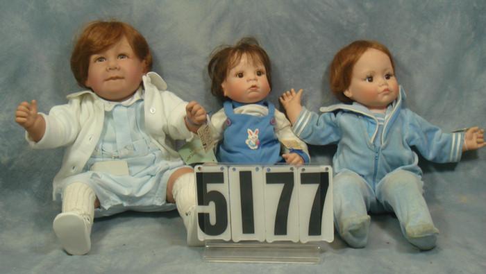 Vinyl/cloth doll lot, Zook, Walkeen,