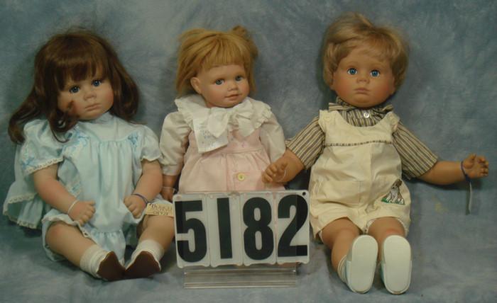 Vinyl/Cloth doll lot, 20 to 23