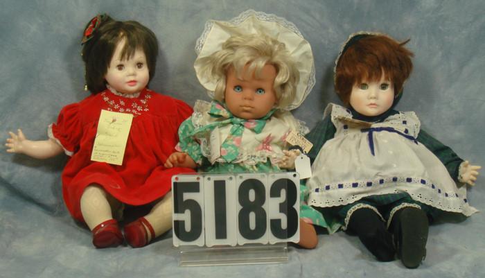 Vinyl/cloth doll lot, Suzanne Gibson