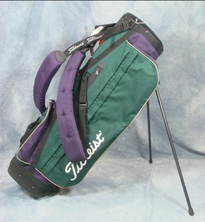 Titleist, lavender and green carry