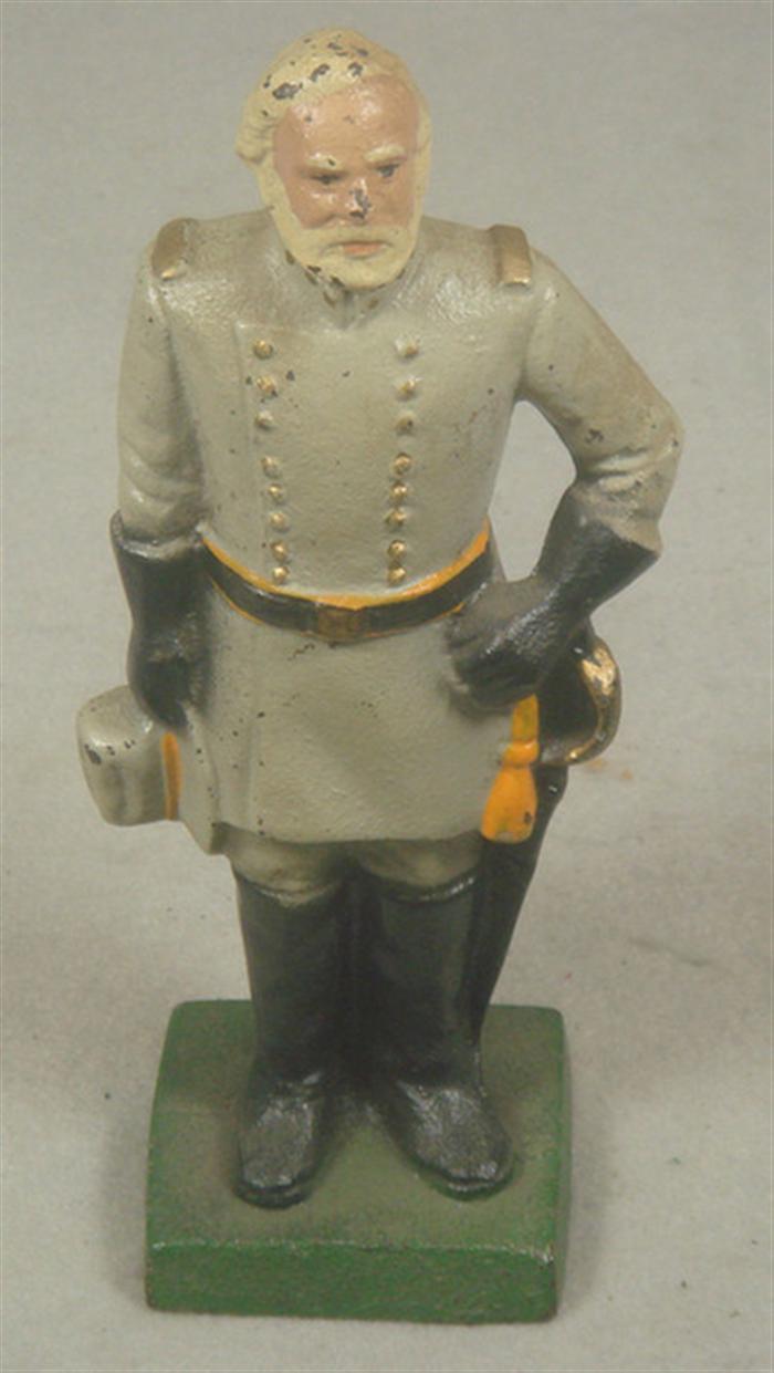 Cast iron doorstop, General Robert