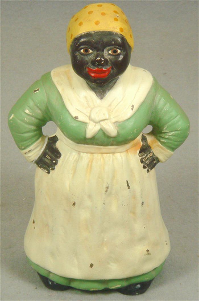 Cast iron doorstop hollowed Mammy 3c61a