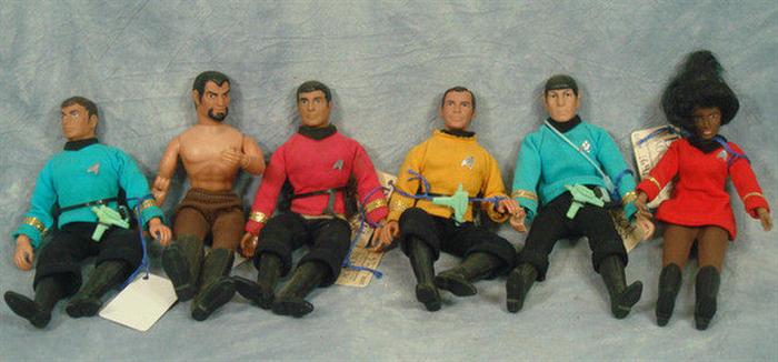 Lot of Mego Star Trek Characters, all