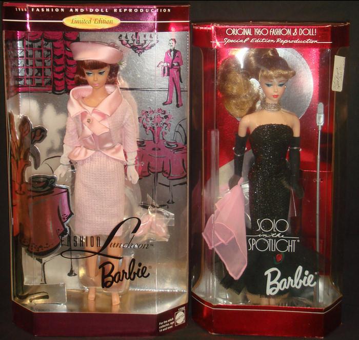 Two Reproduction Barbie Dolls  3ca74