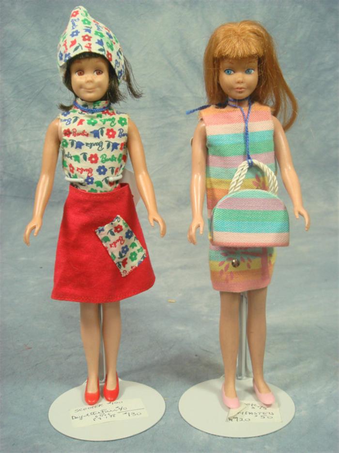 Vintage Skipper and Skooter dolls,