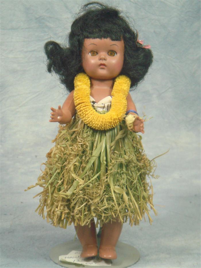 Vintage Hawaiian Hula Doll, 7 1/2