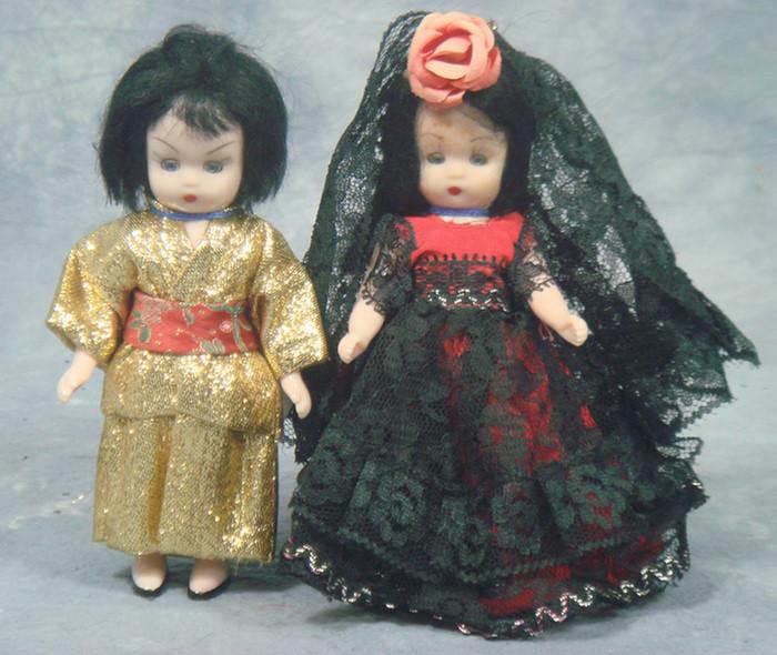 Storybook Doll lot, Asian and Spanish