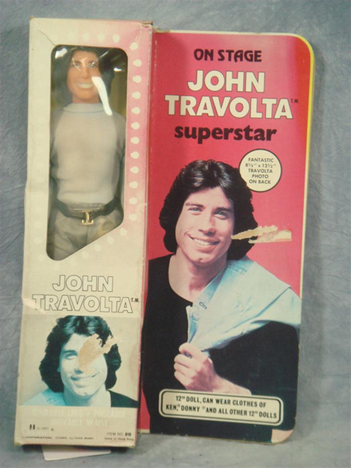 John Travolta Doll 12 inches tall  3caba