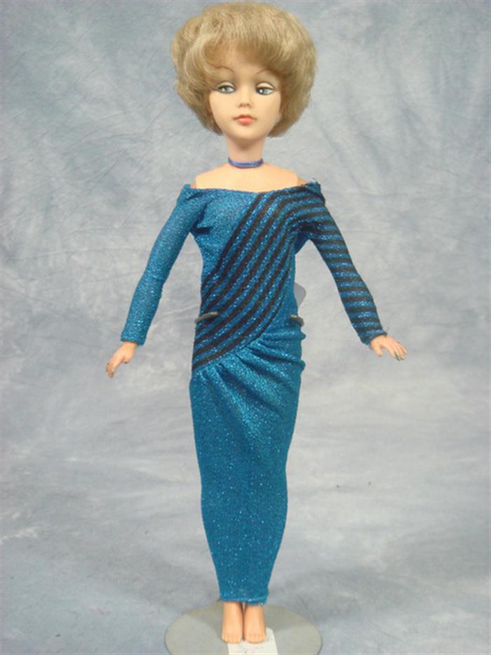 Vintage Tina Cassini Doll, 11 1/2 inches