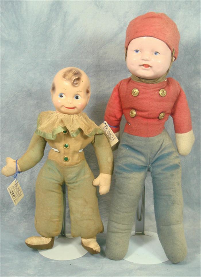 Composition and Cloth Dolls 14 3cadc