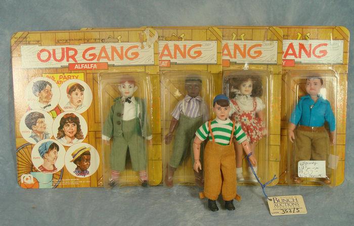 Mego Our Gang Action Figures, set