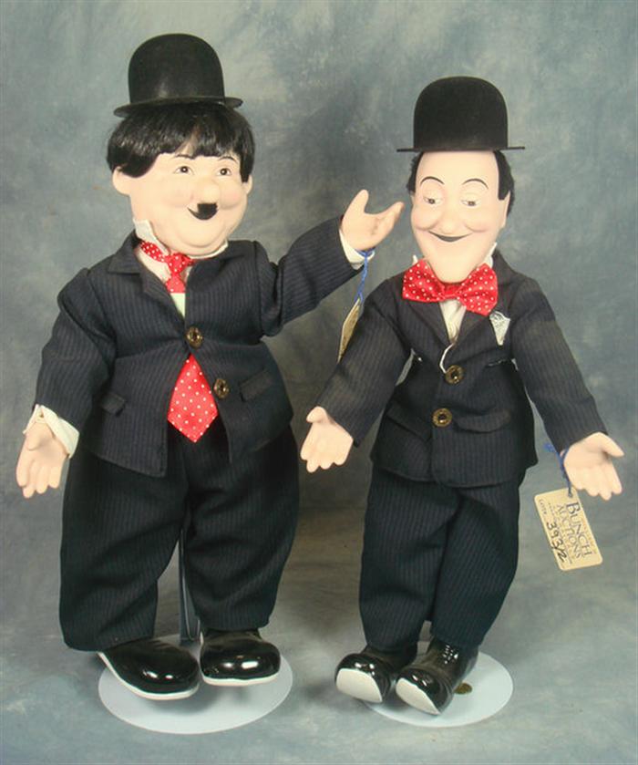 Laurel & Hardy porcelain Dynasty Dolls,