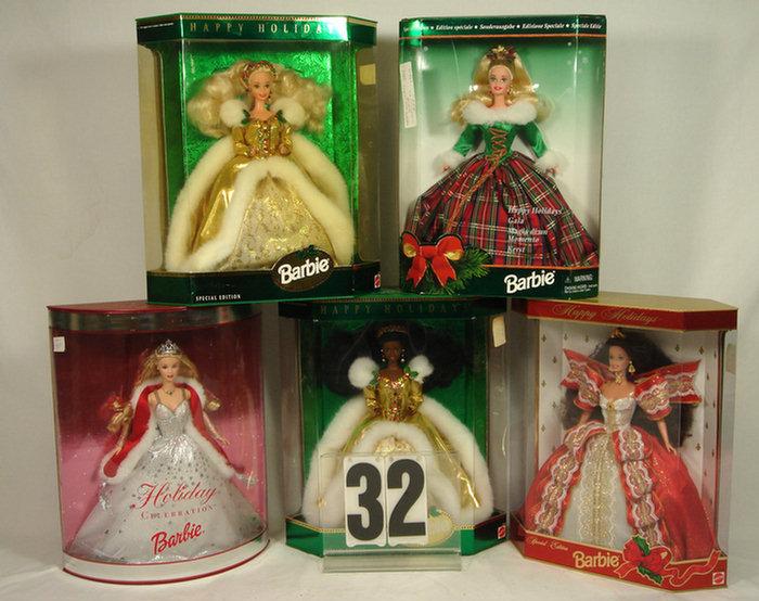 Holiday Barbie doll lot total 3cb5e