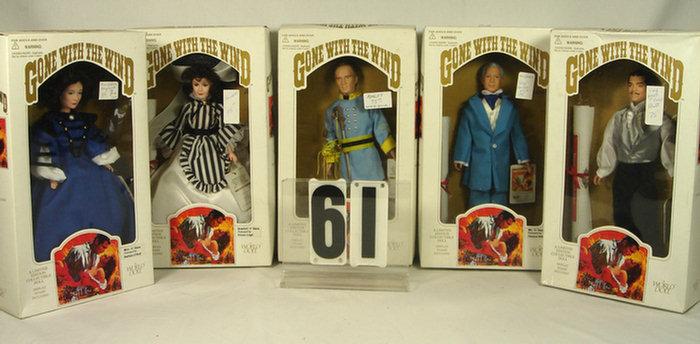 Set of 5 Gone with the Wind Figures Dolls  3cb79