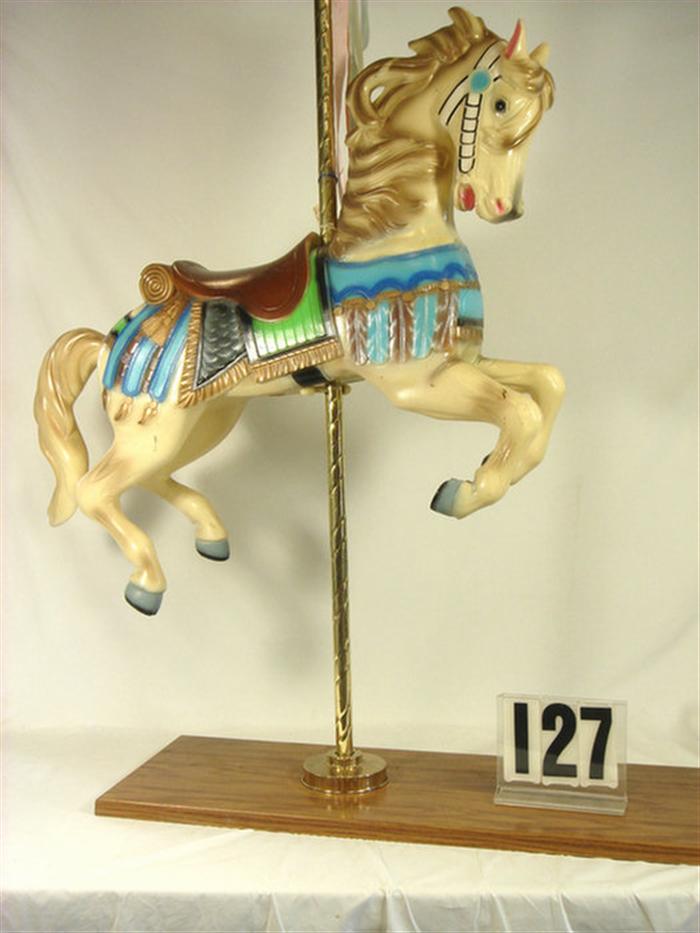 Carousel Horse Plastic horse, metal