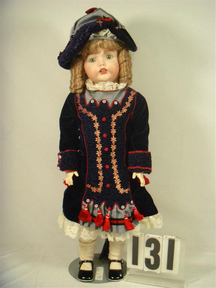 JDK 257 Repro Bisque Head Doll,