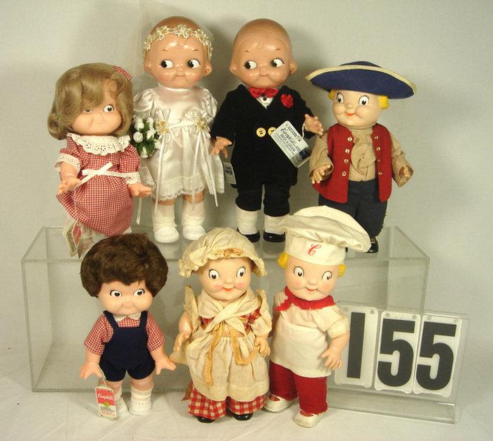 Campbells Soup Kids Doll Lot, 7 dolls,