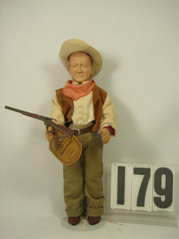 Effanbee John Wayne Doll 15 inches tall,