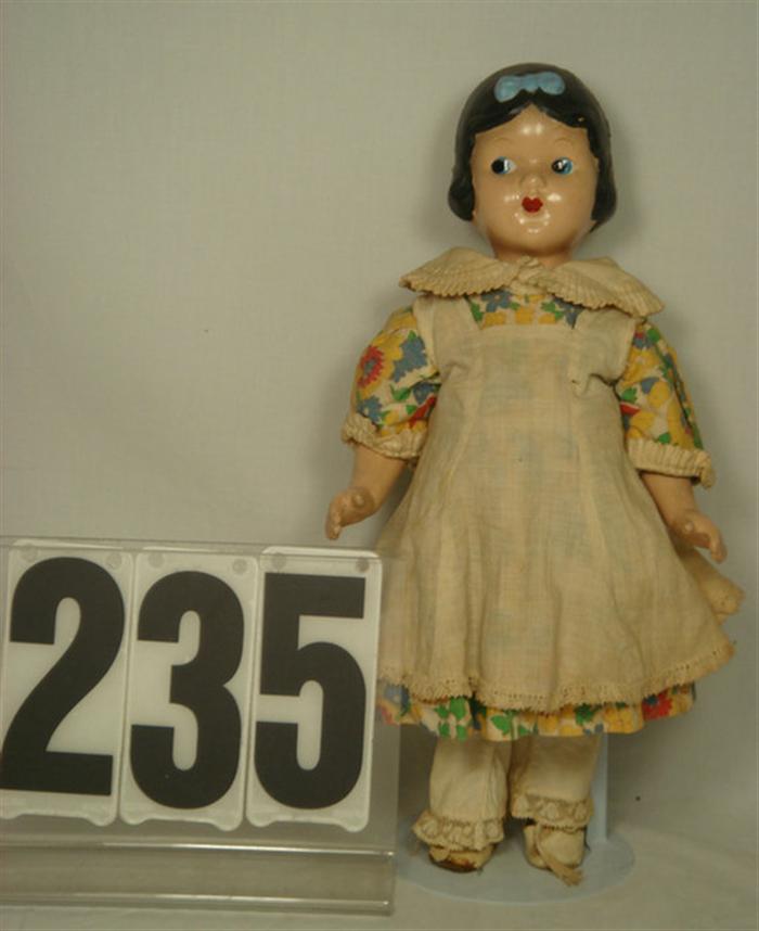 Composition Snow White Doll Unmarked,