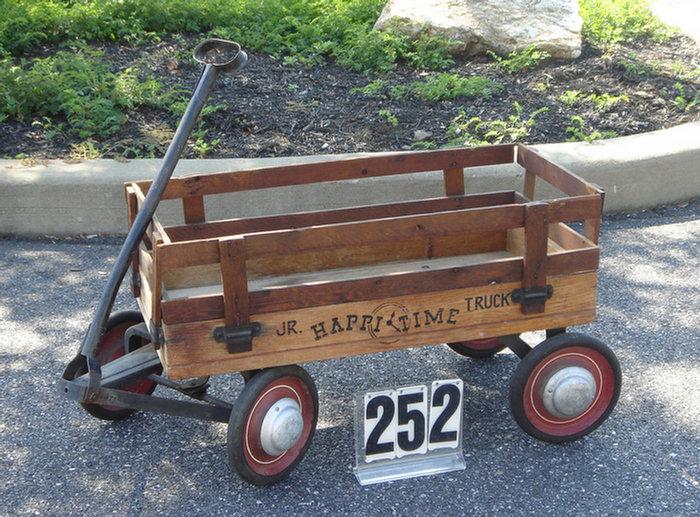 Jr Happytime truck wagon wood  3cc33